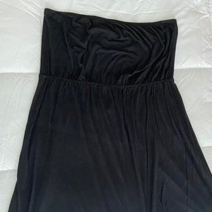 OLD NAVY - BLACK STRAPLESS DRESS / SWIM COVER UP - XXL